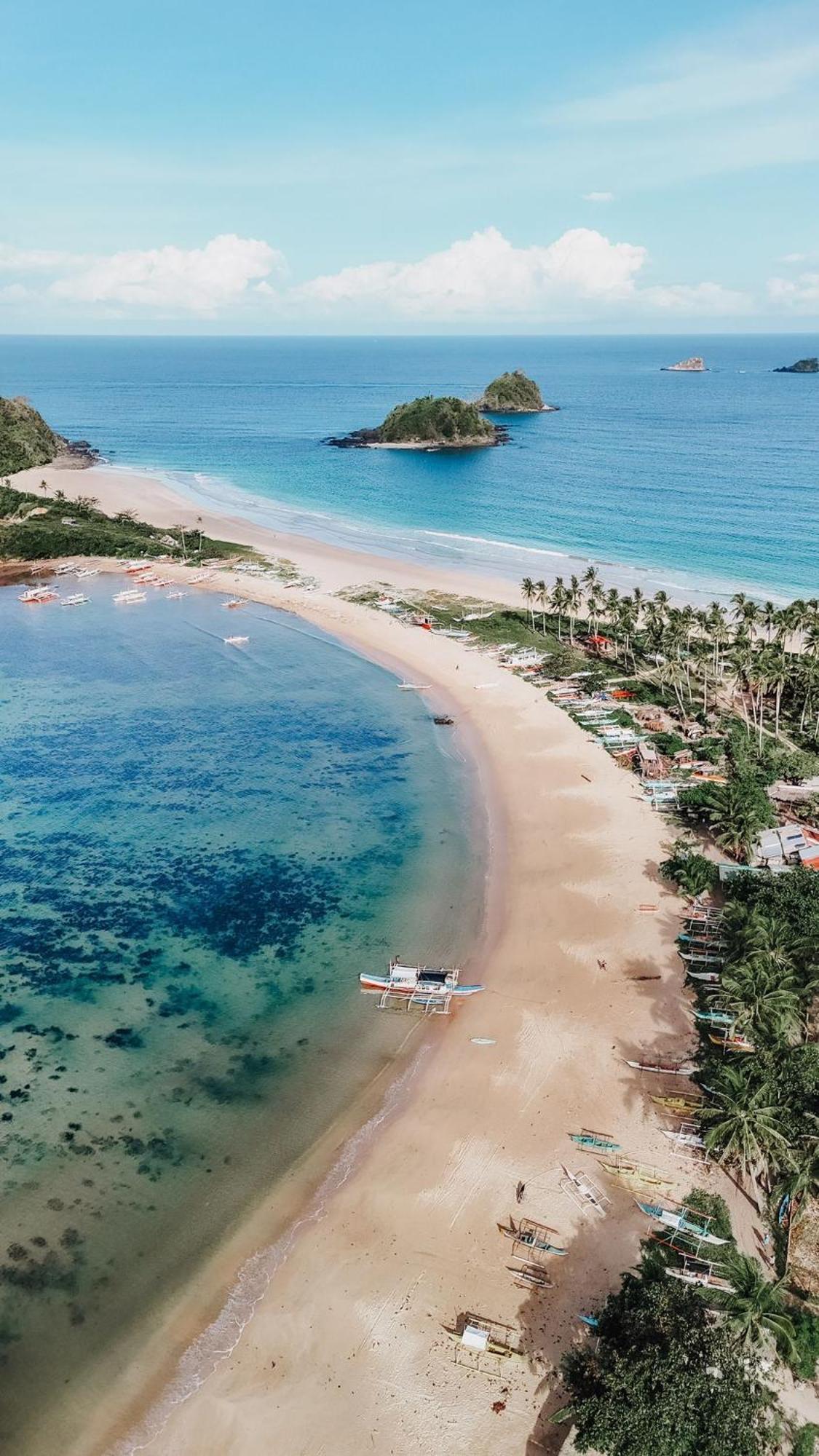Lazy Juan Beach House Nacpan El Nido Exterior foto